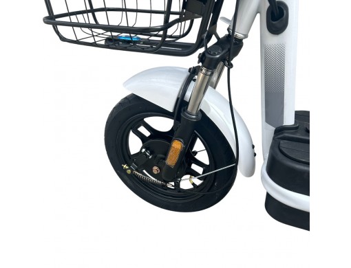 Велосипед з електромотором SPARK BUDDY 14" 48V/500W/12Ah Білий