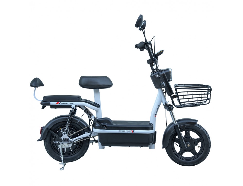 Велосипед з електродвигуном  SPARK CITY 14" 48V/500W/20Ah Чорний