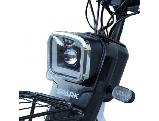 Велосипед з електродвигуном  SPARK CITY 14" 48V/500W/20Ah Чорний