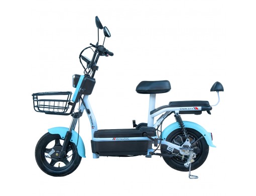 Велосипед з електромотором SPARK CITY 14» 48V/500W/20Ah Блакитний
