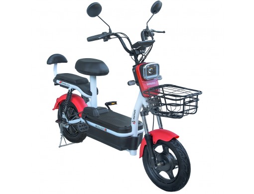 Велосипед з електродвигуном  SPARK CITY 14" 48V/500W/20Ah Червоний
