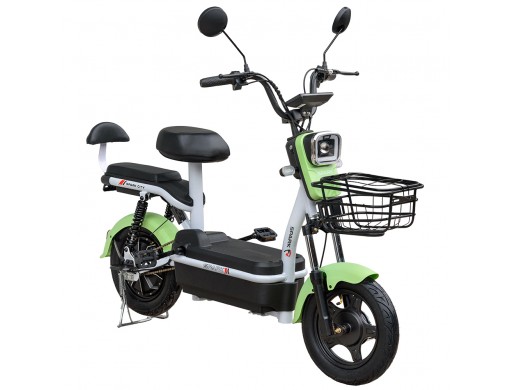 Велосипед з електродвигуном  SPARK CITY 14" 48V/500W/20Ah Зелений