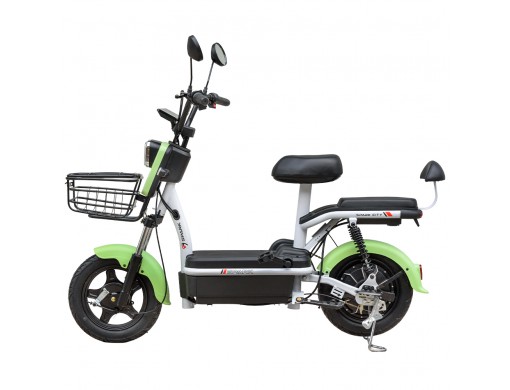 Велосипед з електродвигуном  SPARK CITY 14" 48V/500W/20Ah Зелений