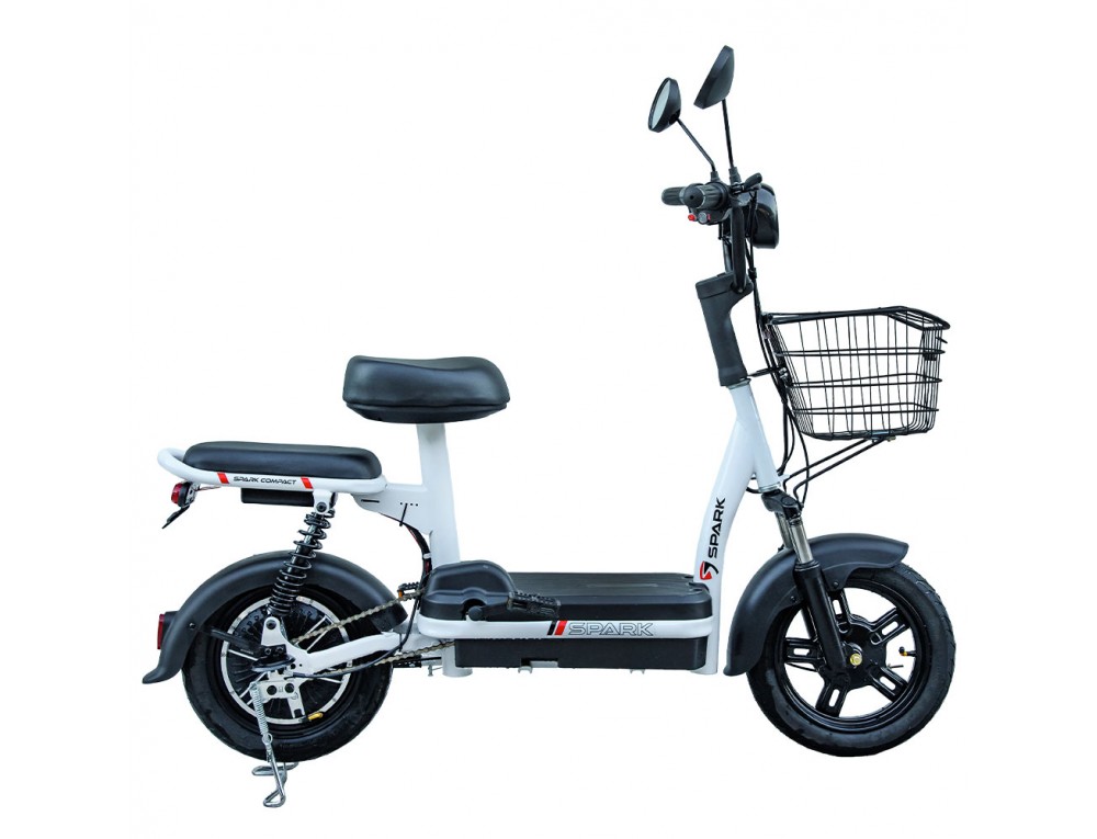 Велосипед з електромотором SPARK COMPACT 14" 48V/400W/12Ah Чорний