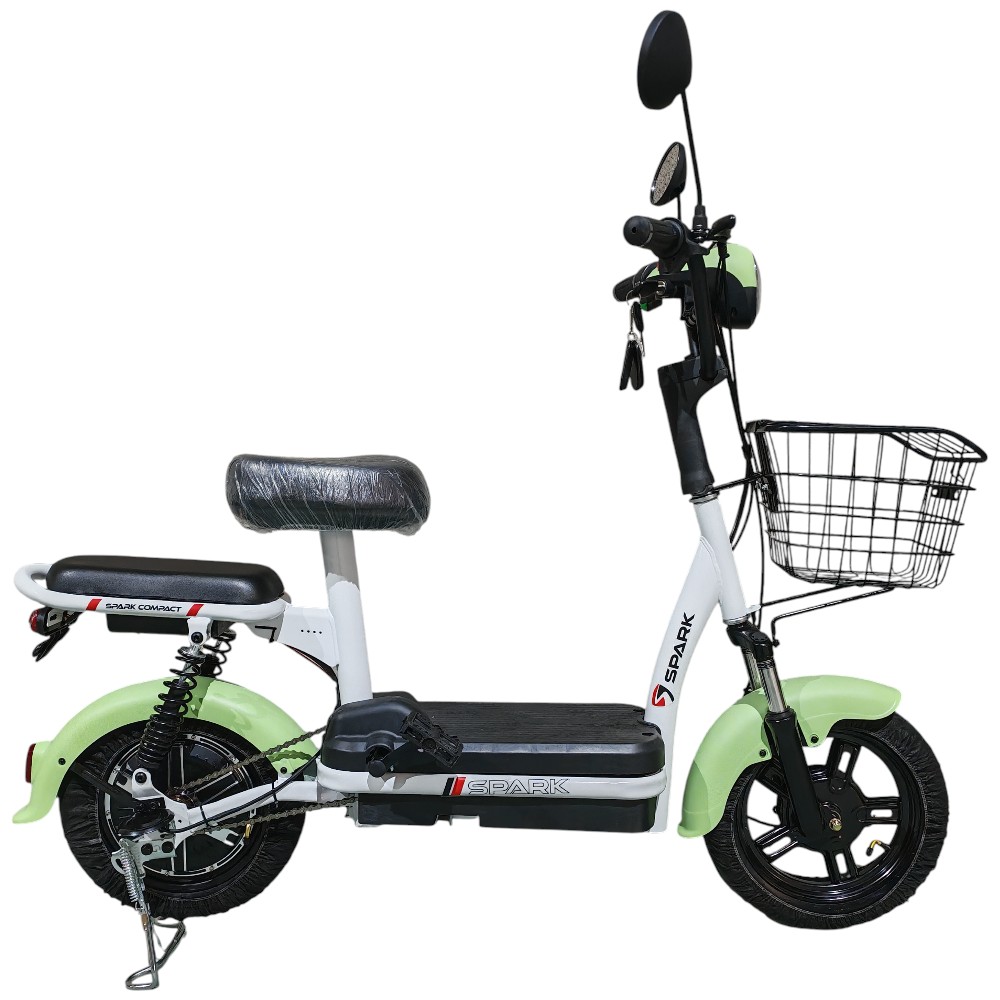 Купить Велосипед з електромотором SPARK COMPACT 14" 48V/400W/12Ah Зелений