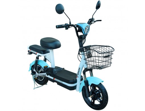 Велосипед з електродвигуном  SPARK COMPACT 14" 48V/400W/12Ah Блакитний