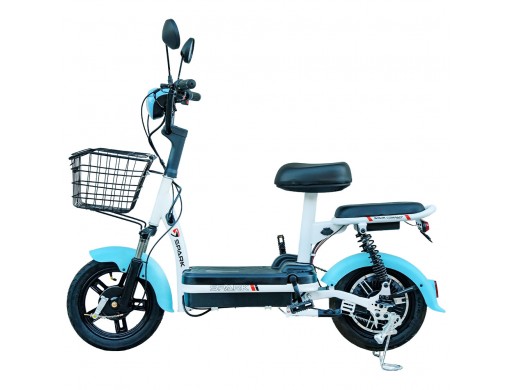 Велосипед з електродвигуном  SPARK COMPACT 14" 48V/400W/12Ah Блакитний