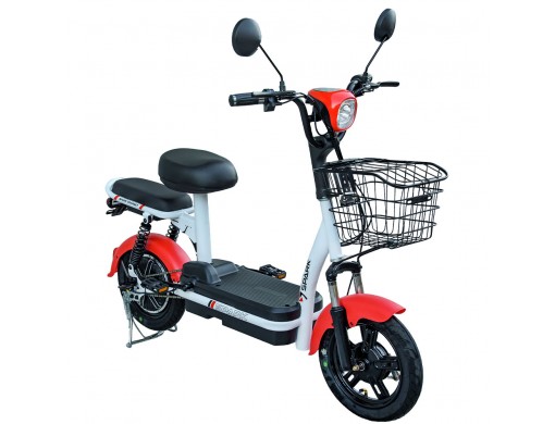 Велосипед з електродвигуном SPARK COMPACT 14" 48V/400W/12Ah Червоний