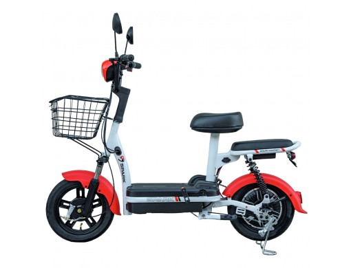 Велосипед з електродвигуном SPARK COMPACT 14" 48V/400W/12Ah Червоний