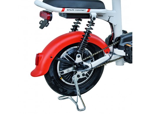 Велосипед з електродвигуном SPARK COMPACT 14" 48V/400W/12Ah Червоний