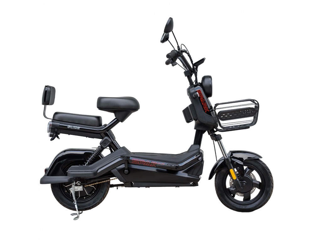 Велосипед з електродвигуном SPARK GLIDE 14" 60V/500W/20Ah Чорний