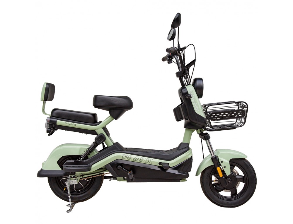 Велосипед з електродвигуном SPARK GLIDE 14" 60V/500W/20Ah Зелений