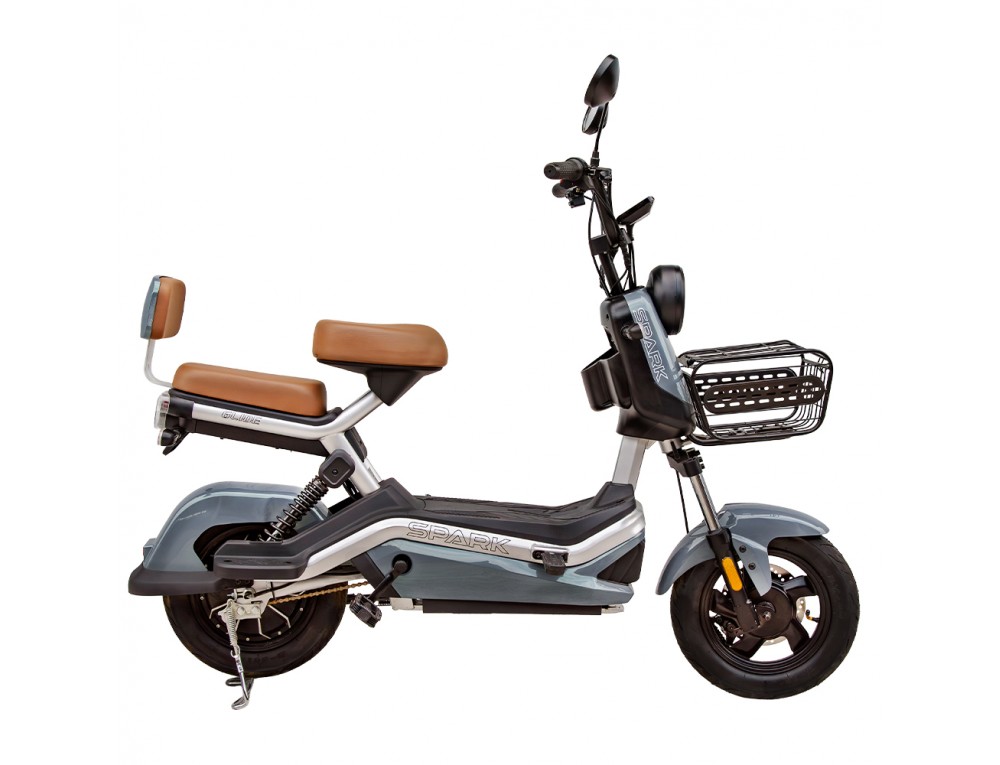 Велосипед з електродвигуном SPARK GLIDE 14" 60V/500W/20Ah Зелена шавлія