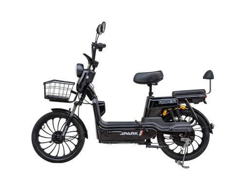 Велосипед з електромотором SPARK RIDER 14" 48V/500W/20Ah Чорний