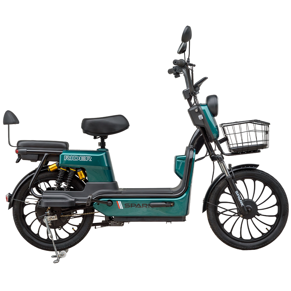 Купить Велосипед з електромотором SPARK RIDER 14" 48V/500W/20Ah Зелений