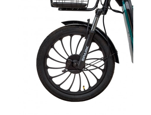 Велосипед з електромотором SPARK RIDER 14" 48V/500W/20Ah Зелений
