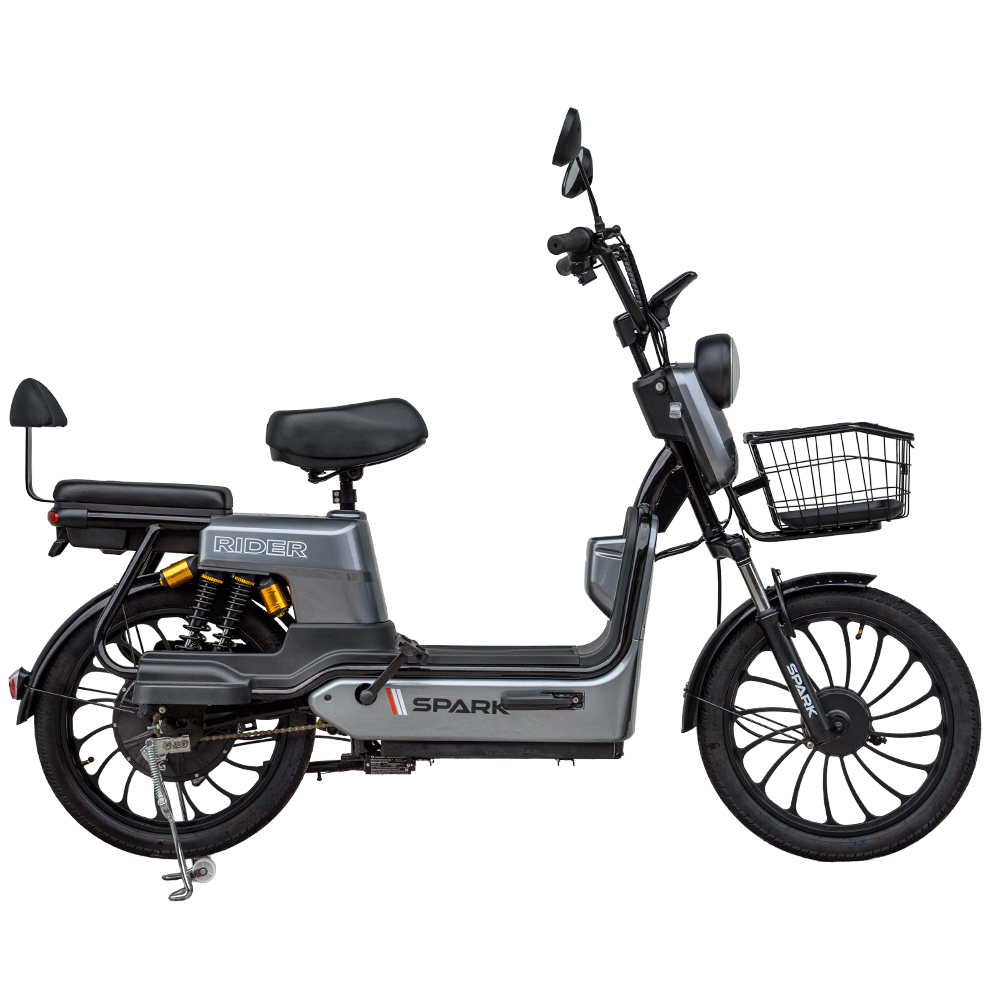 Купить Велосипед з електромотором SPARK RIDER 14" 48V/500W/20Ah Сірий