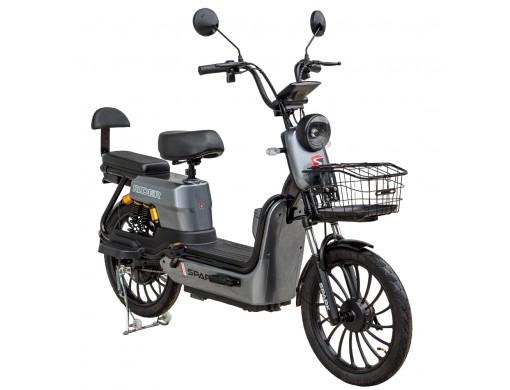 Велосипед з електромотором SPARK RIDER 14" 48V/500W/20Ah Сірий