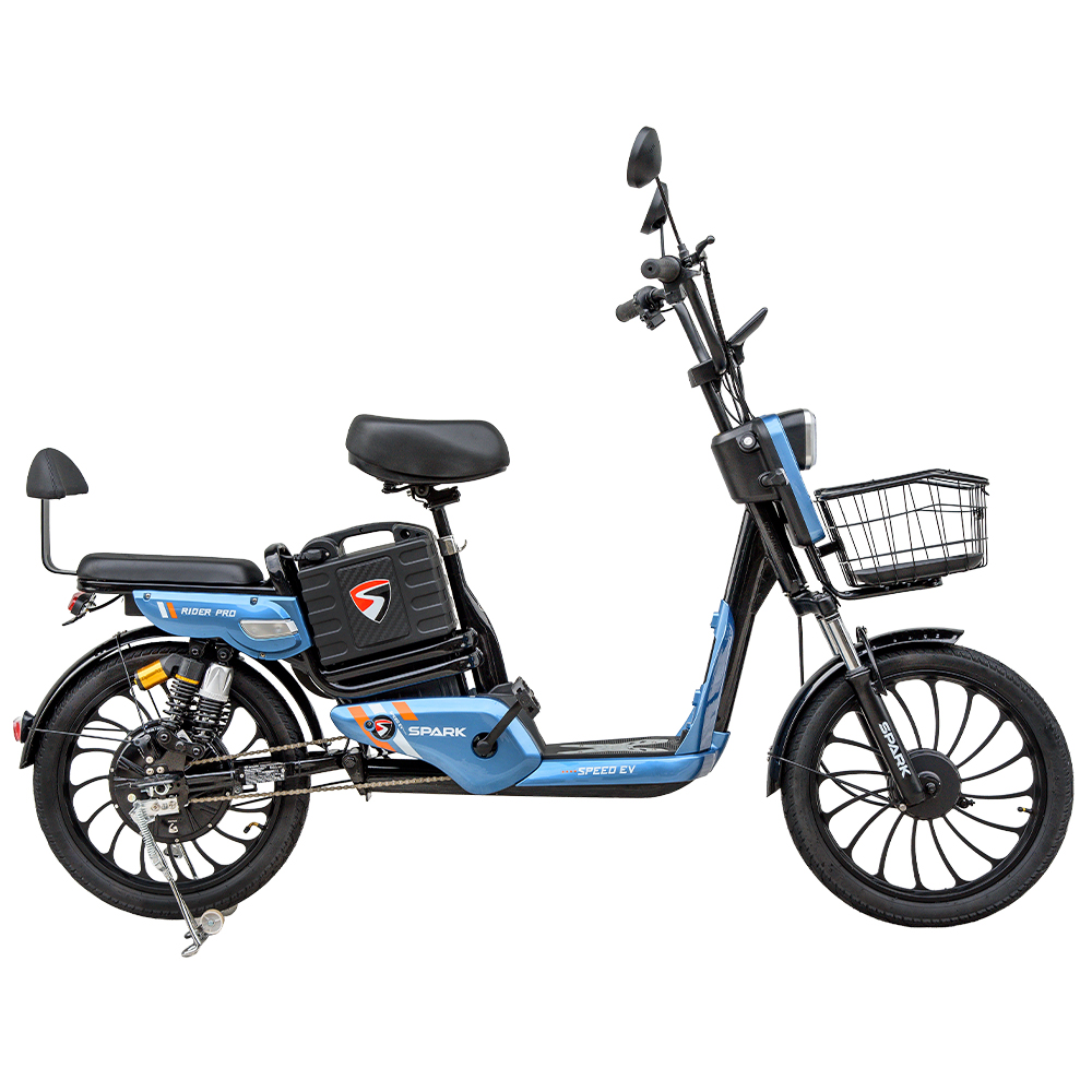 Купить Велосипед з електромотором SPARK RIDER PRO 14" 48V/650W/20Ah Синій