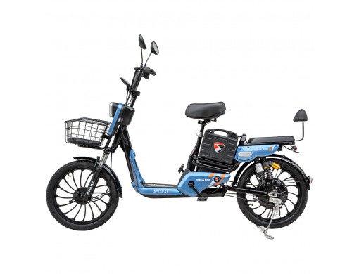 Велосипед з електромотором SPARK RIDER PRO 14" 48V/650W/20Ah Синій
