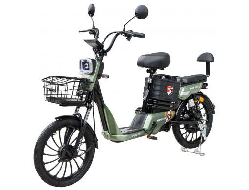 Велосипед з електромотором SPARK RIDER PRO 14" 48V/650W/20Ah Зелений