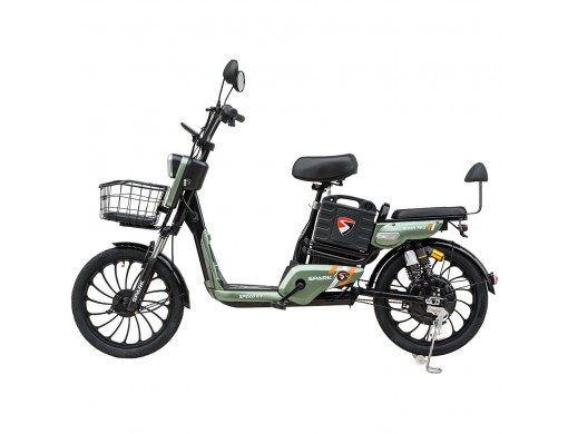 Велосипед з електромотором SPARK RIDER PRO 14" 48V/650W/20Ah Зелений
