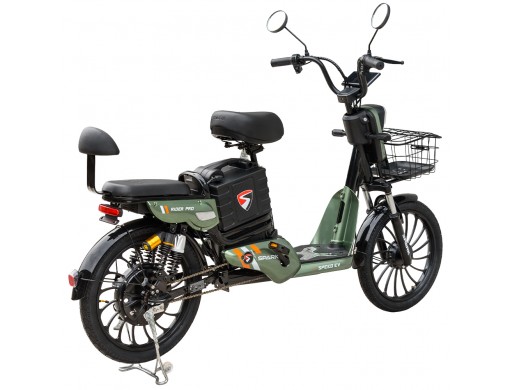 Велосипед з електромотором SPARK RIDER PRO 14" 48V/650W/20Ah Зелений
