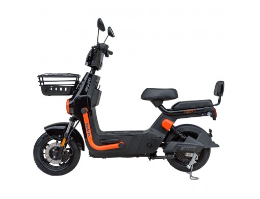 Велосипед з електромотором SPARK TOUR 14» 60V/500W/20Ah Чорний з помаранчевим