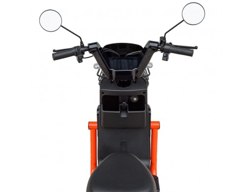 Велосипед з електромотором SPARK TOUR 14» 60V/500W/20Ah Чорний з помаранчевим