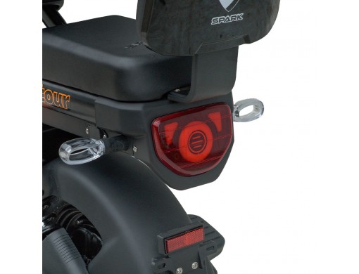 Велосипед з електромотором SPARK TOUR 14» 60V/500W/20Ah Чорний з помаранчевим