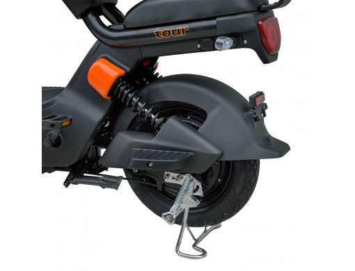 Велосипед з електромотором SPARK TOUR 14» 60V/500W/20Ah Чорний з помаранчевим