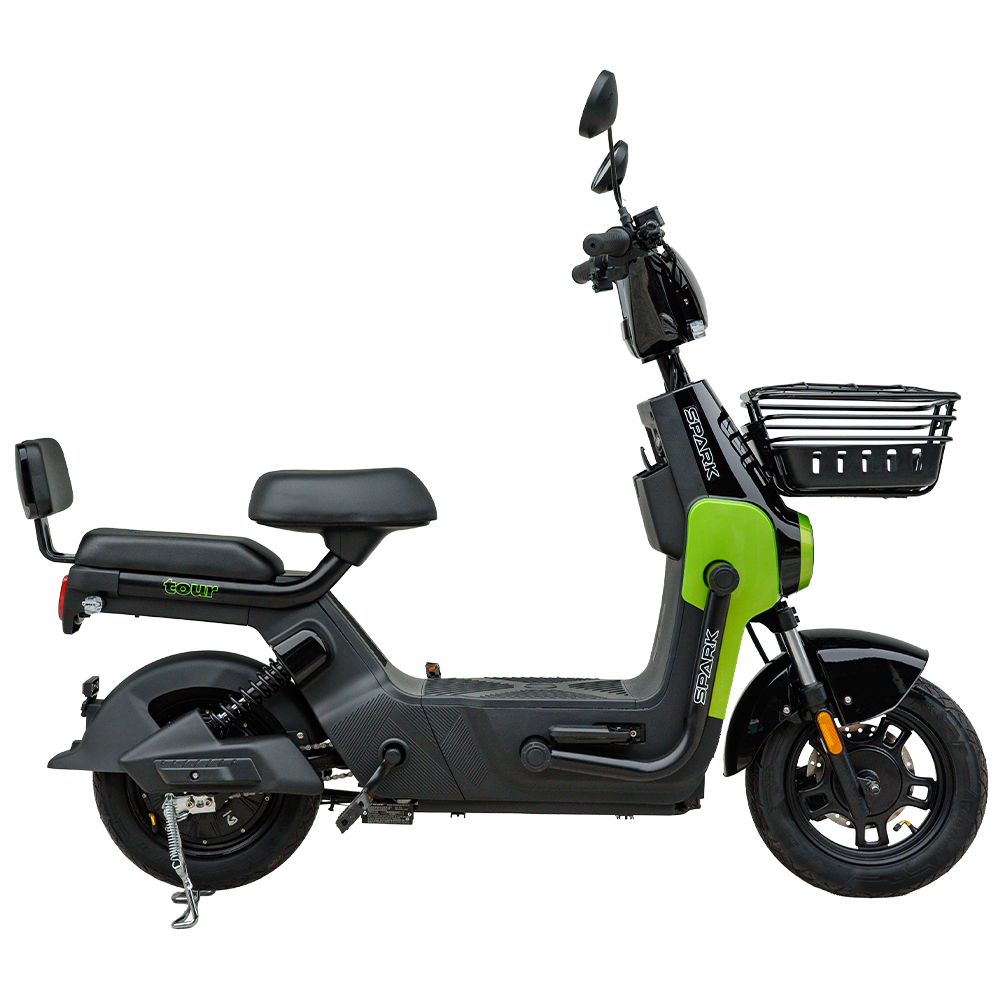 Купить Велосипед з електромотором SPARK TOUR 14" 60V/500W/20Ah Зелений
