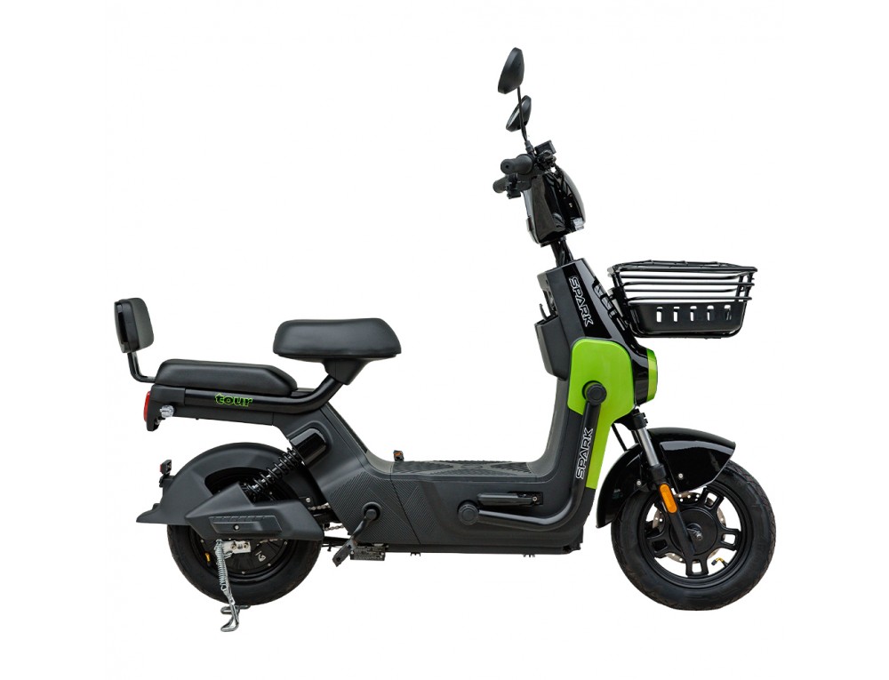 Велосипед з електромотором SPARK TOUR 14" 60V/500W/20Ah Зелений