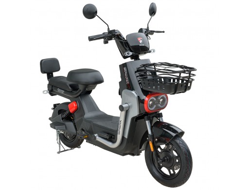 Велосипед з електромотором SPARK TOUR 14» 60V/500W/20Ah Сірий
