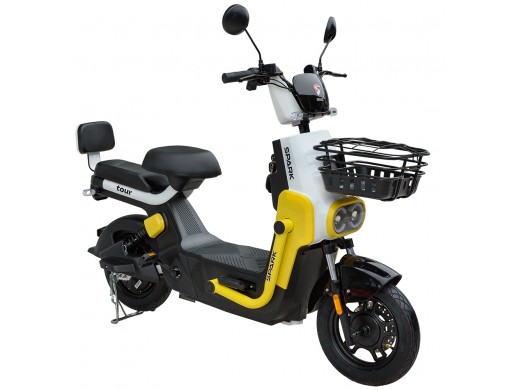 Велосипед з електродвигуном SPARK TOUR 14» 60V/500W/20Ah Білий