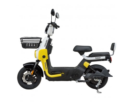 Велосипед з електродвигуном SPARK TOUR 14» 60V/500W/20Ah Білий