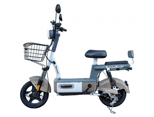 Велосипед з електродвигуном SPARK VOLT 14" 48V/400W/12Ah Бежевий