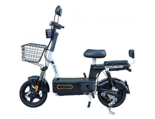 Велосипед з електромотором SPARK VOLT 14" 48V/400W/12Ah Чорний