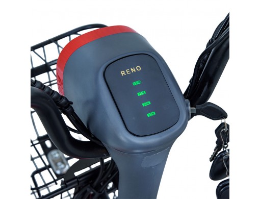 Велосипед з електродвигуном SPARK VOLT 14" 48V/400W/12Ah Червоний із синім