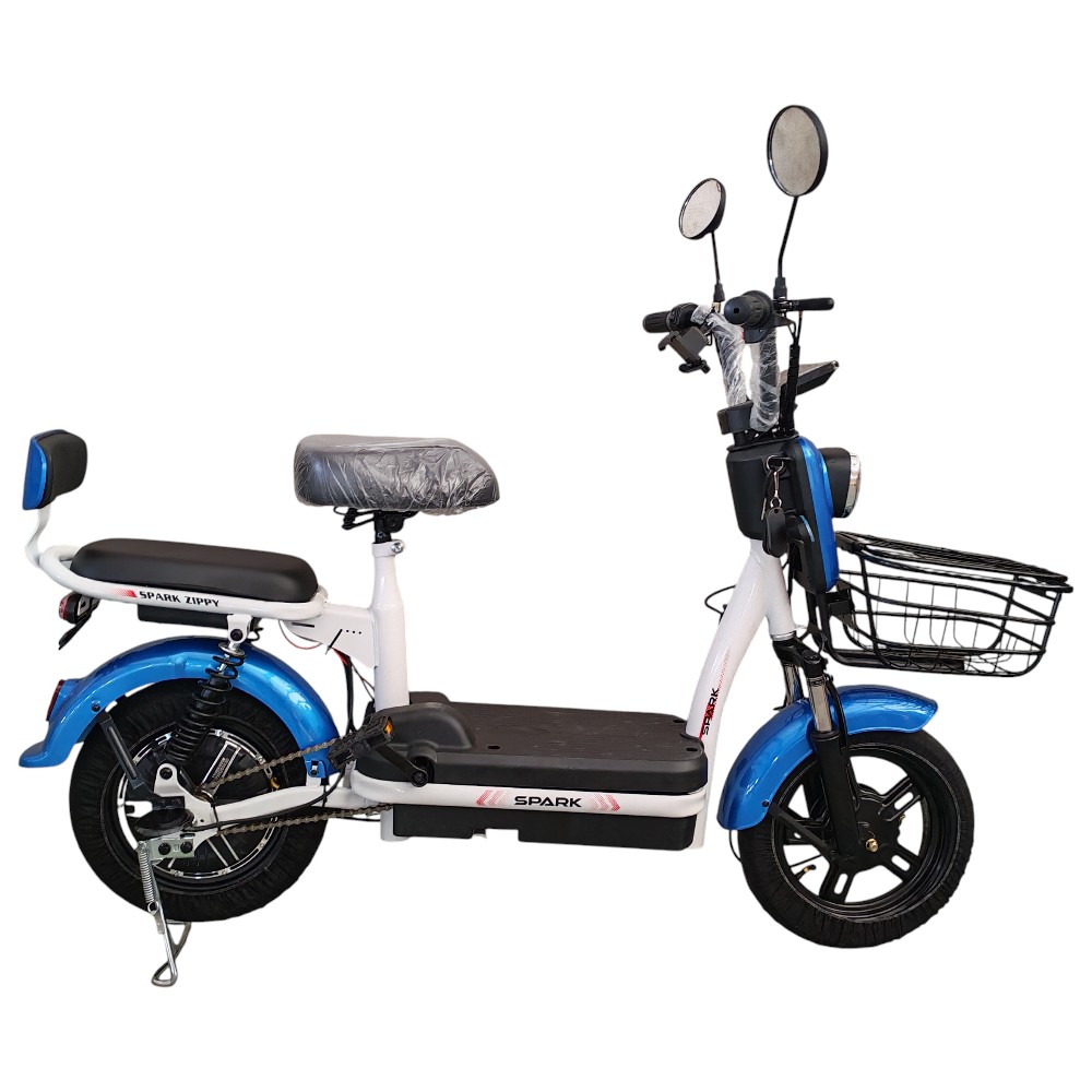 Купить Велосипед з електромотором SPARK ZIPPY 14" 48V/400W/12Ah Синій
