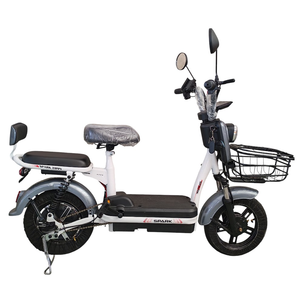 Купить Велосипед з електромотором SPARK ZIPPY 14" 48V/400W/12Ah Сірий