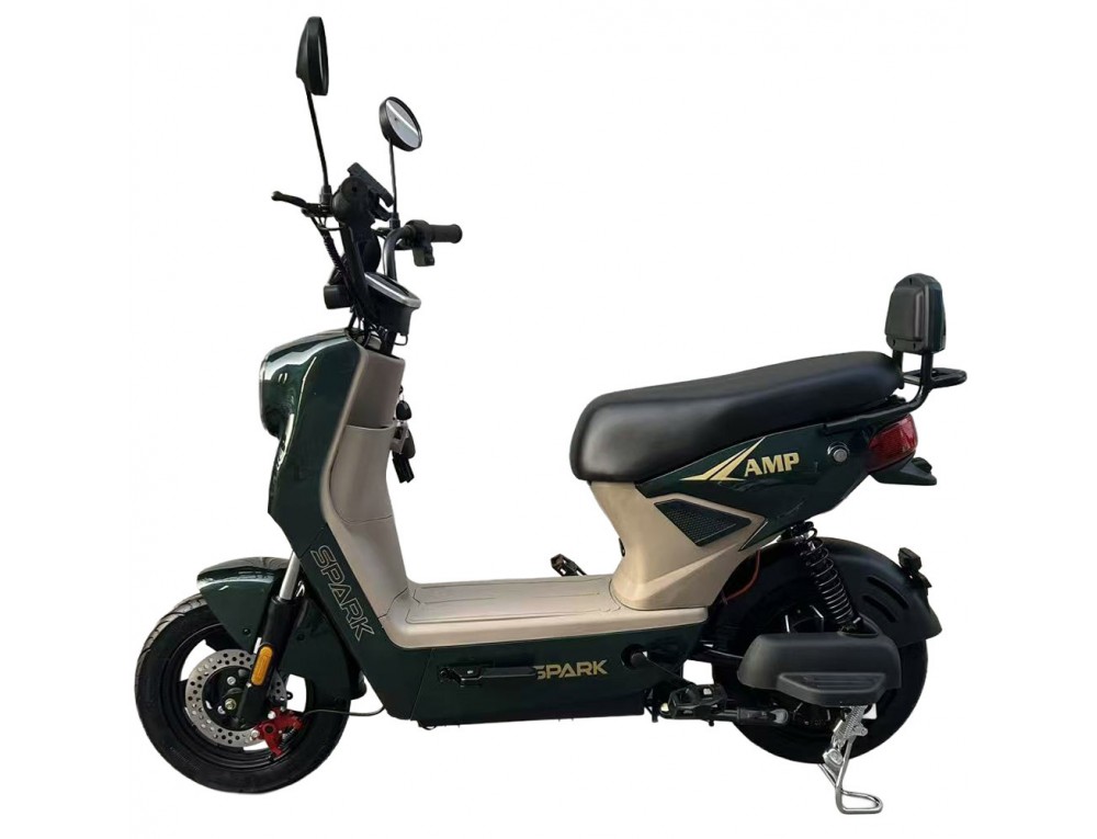 Велосипед з електромотором SPARK AMP 14" 48V/800W/25Ah темно-зелений