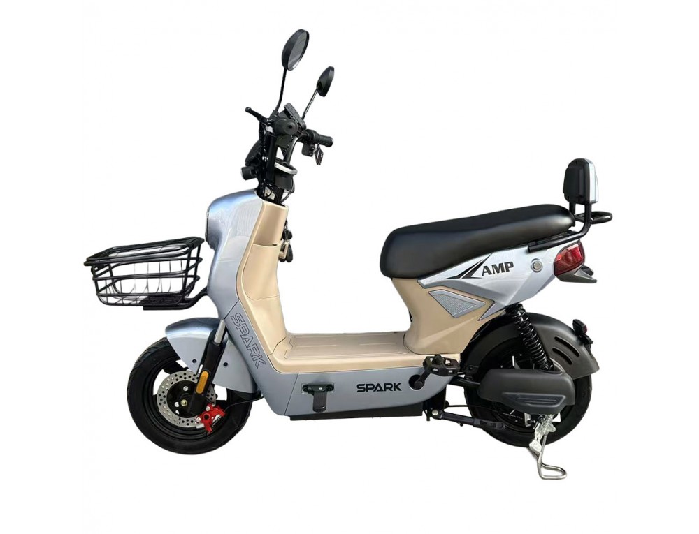 Велосипед з електромотором SPARK AMP 14" 48V/800W/25Ah сірий