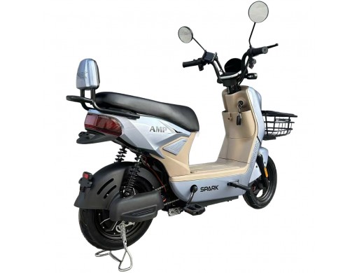 Велосипед з електромотором SPARK AMP 14" 48V/800W/25Ah сірий
