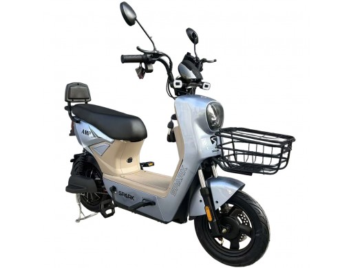 Велосипед з електромотором SPARK AMP 14" 48V/800W/25Ah сірий