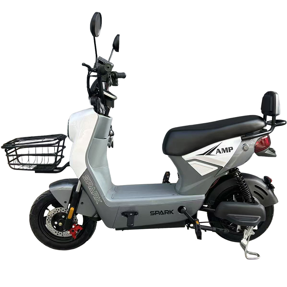 Купить Велосипед з електромотором SPARK AMP 14" 48V/800W/25Ah білий із сірим