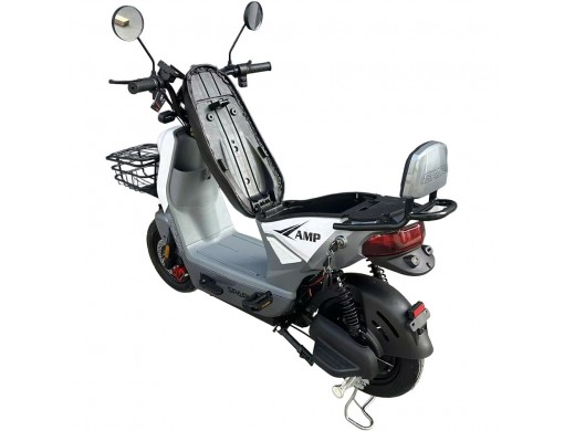 Велосипед з електромотором SPARK AMP 14" 48V/800W/25Ah білий із сірим