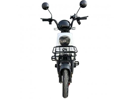 Велосипед з електромотором SPARK AMP 14" 48V/800W/25Ah білий із сірим