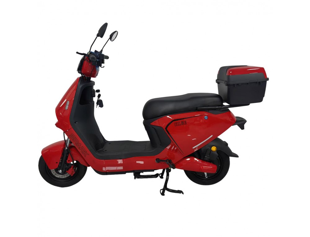 Велосипед с электромотором SPARK RUN 14" 60V/1000W/25Ah красный