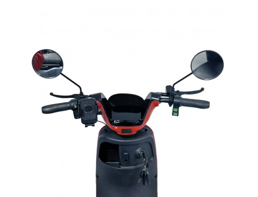 Велосипед с электромотором SPARK RUN 14" 60V/1000W/25Ah красный